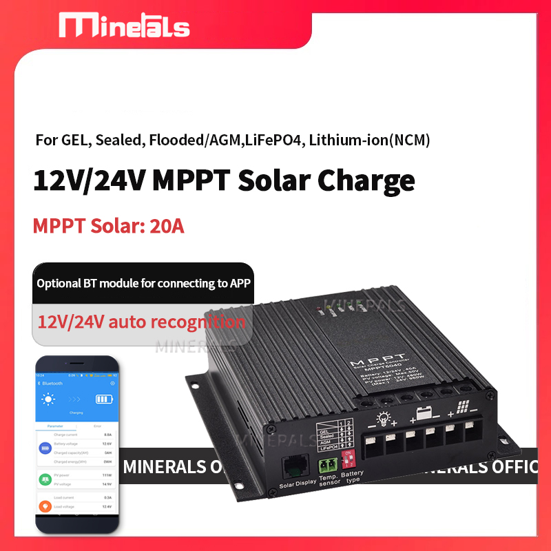 Mppt Charge Controller - 20A MPPT Kontrol Cihazı 12V/24V Akü