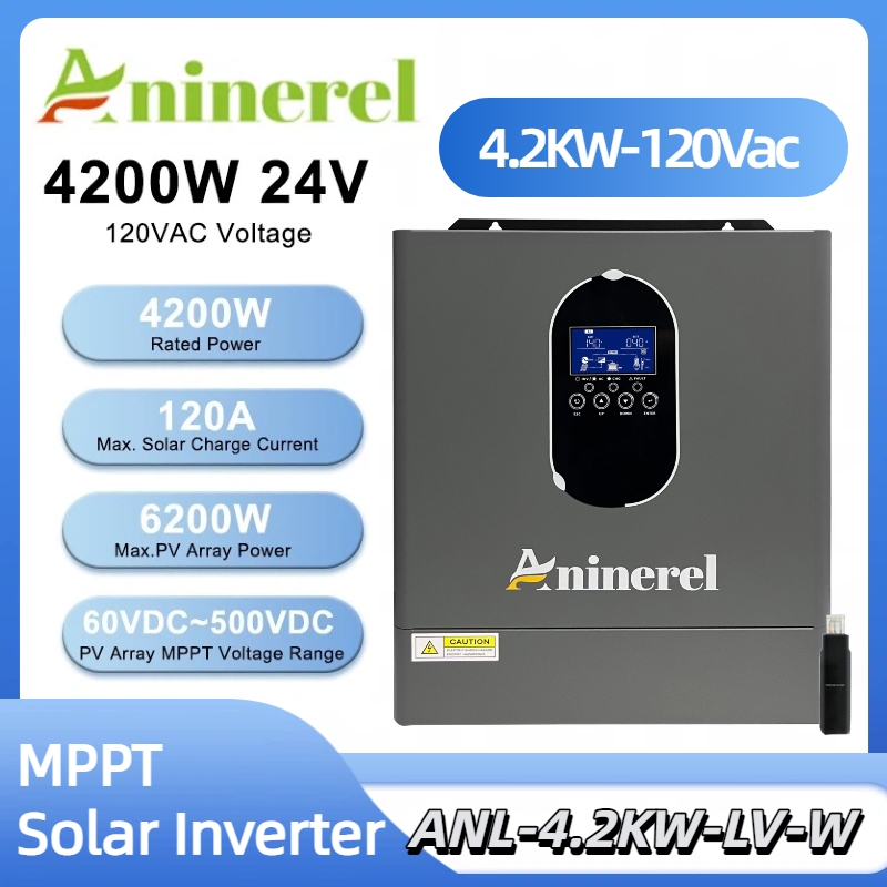 Mppt Charge Controller - Aninerel 4.2KW 24V YENİ 110-120V Hibrit
