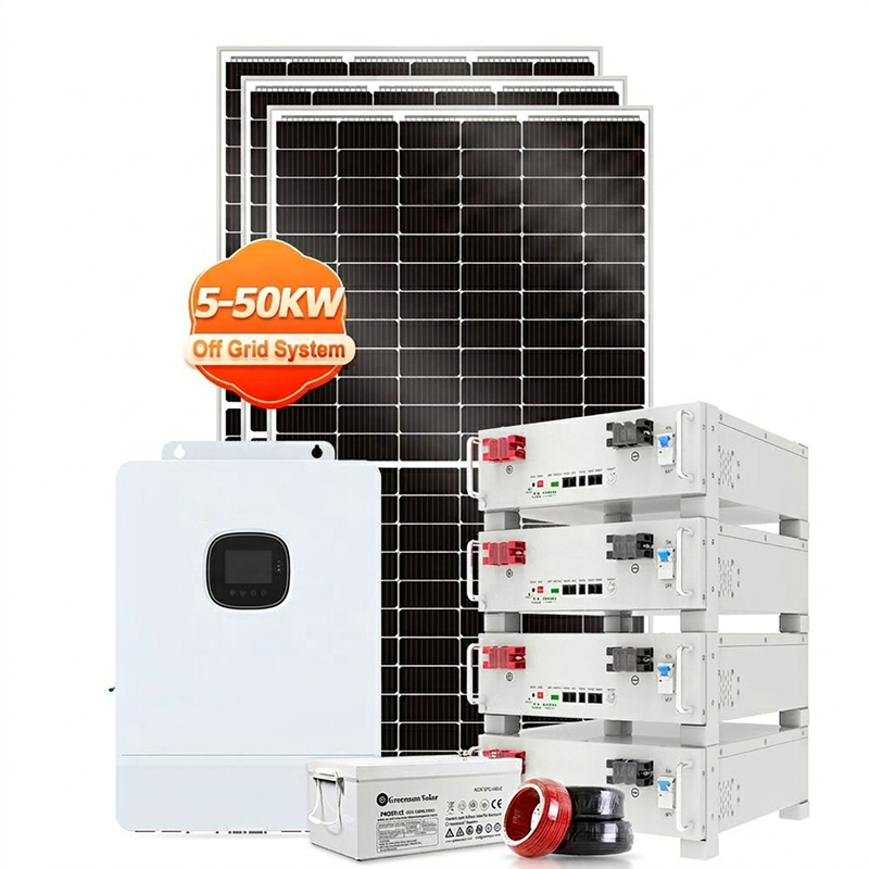Off Grid Solar Kit - Ticari Endüstriyel Güneş Enerjisi Sistemi 50KW