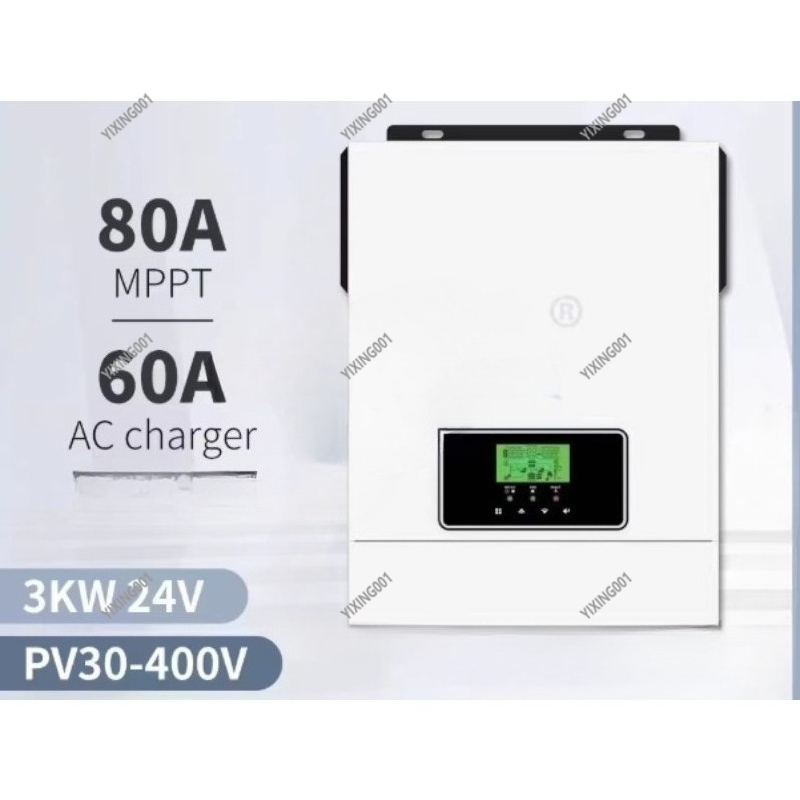 3KVA/2400W 24V Güneş İnvertörü - Mppt Charge Controller incelemesi ve fiyatı