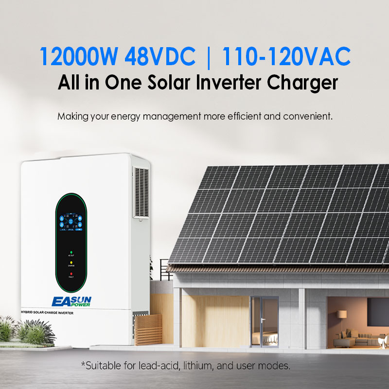 EASUN US 12KW 12000W Bölünmüş  - Mppt Charge Controller incelemesi ve fiyatı