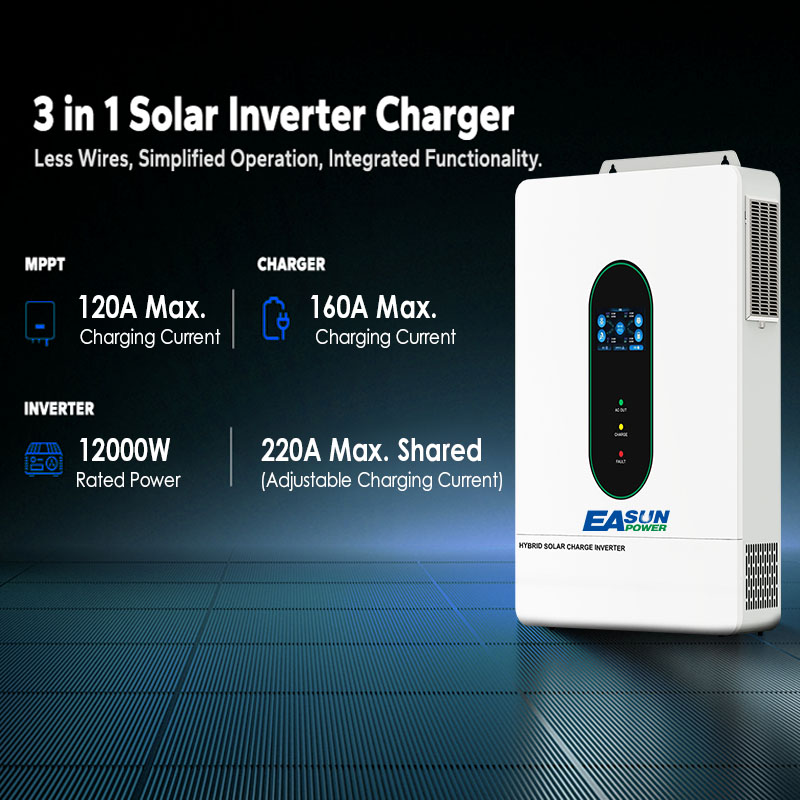 EASUN US 12KW 12000W Bölünmüş  - Mppt Charge Controller incelemesi ve fiyatı