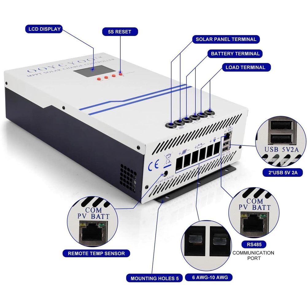 100 Amp MPPT Güneş Enerjisi Şa - Mppt Charge Controller incelemesi ve fiyatı