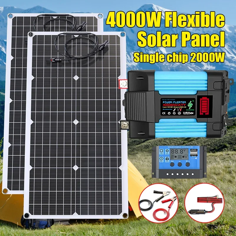 4000W Güneş Paneli Kiti 12V -  - Off Grid Solar Kit incelemesi ve fiyatı