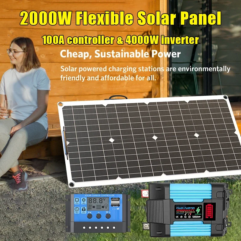 4000W Güneş Paneli Kiti 12V -  - Off Grid Solar Kit incelemesi ve fiyatı